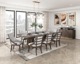 Griffin Brown Extendable Dining Set from Homelegance - Luna Furniture