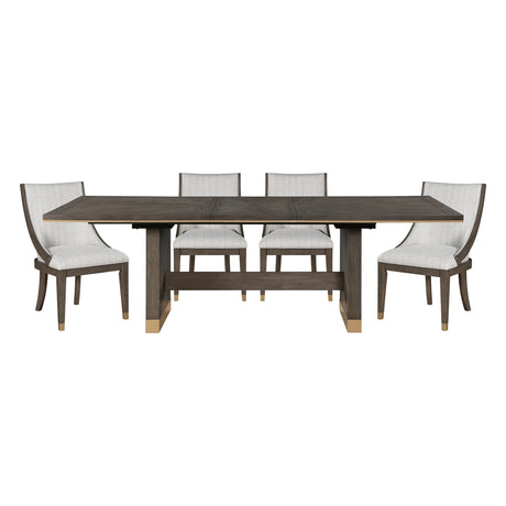 Griffin Brown Extendable Dining Set from Homelegance - Luna Furniture