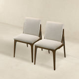 Grivelle Cream Fabric Dining Chair (Set Of 2) from Ashcroft Furniture - Luna Furniture