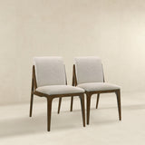Grivelle Cream Fabric Dining Chair (Set Of 2) from Ashcroft Furniture - Luna Furniture