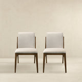 Grivelle Cream Fabric Dining Chair (Set Of 2) from Ashcroft Furniture - Luna Furniture