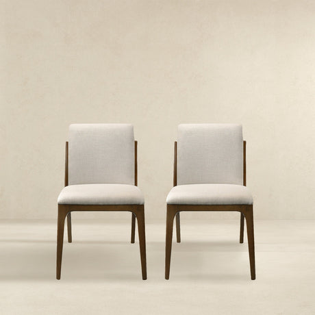 Grivelle Cream Fabric Dining Chair (Set Of 2) from Ashcroft Furniture - Luna Furniture