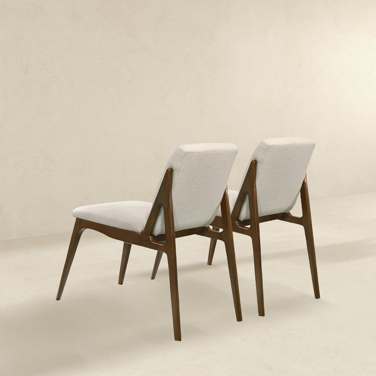 Grivelle Cream Fabric Dining Chair (Set Of 2) from Ashcroft Furniture - Luna Furniture