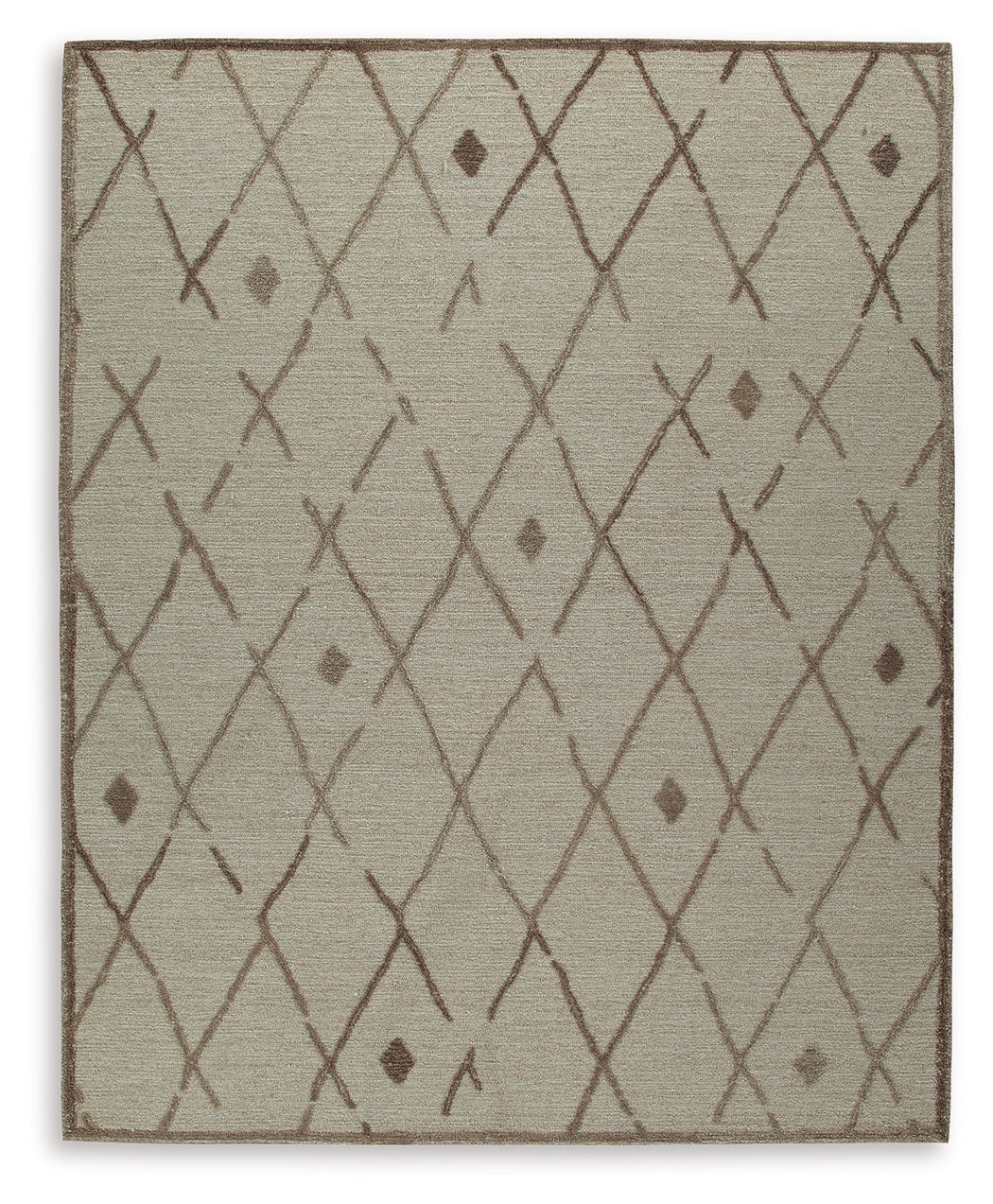 Guyford Beige/Brown Large Rug from Ashley Furniture - Luna Furniture
