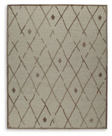 Guyford Beige/Brown Large Rug from Ashley Furniture - Luna Furniture