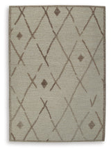 Guyford Beige/Brown Medium Rug from Ashley - Luna Furniture
