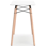 Jaspeni White/Natural Home Office Desk from Ashley Furniture - Luna Furniture