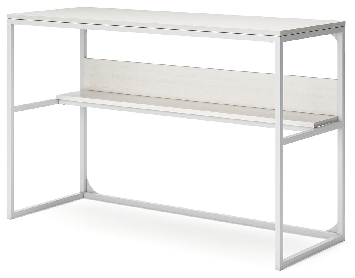 Deznee White Home Office Desk from Ashley Furniture - Luna Furniture