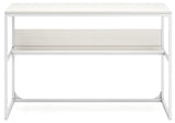 Deznee White Home Office Desk from Ashley Furniture - Luna Furniture