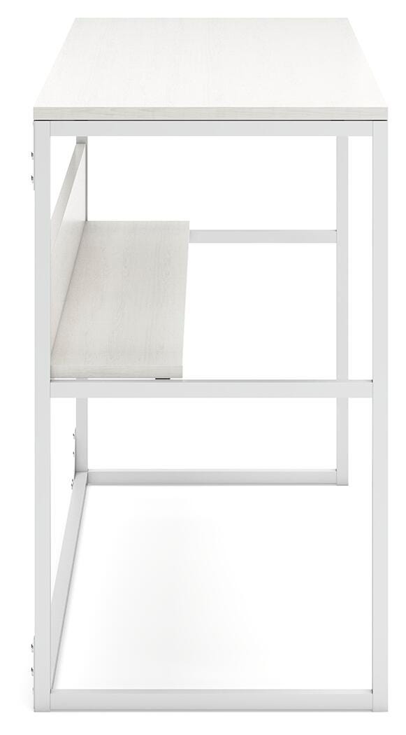 Deznee White Home Office Desk from Ashley Furniture - Luna Furniture