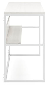 Deznee White Home Office Desk from Ashley Furniture - Luna Furniture