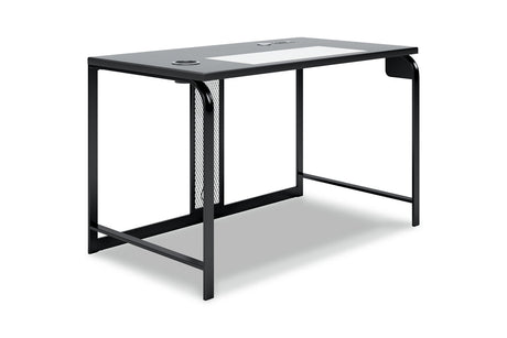 Lynxtyn Black Home Office Desk and Chair