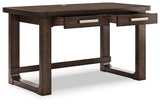 Breckington Dark Brown 56" Home Office Desk from Ashley - Luna Furniture