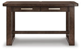 Breckington Dark Brown 56" Home Office Desk from Ashley - Luna Furniture