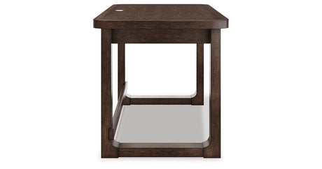 Breckington Dark Brown 56" Home Office Desk from Ashley - Luna Furniture