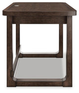 Breckington Dark Brown 56" Home Office Desk from Ashley - Luna Furniture