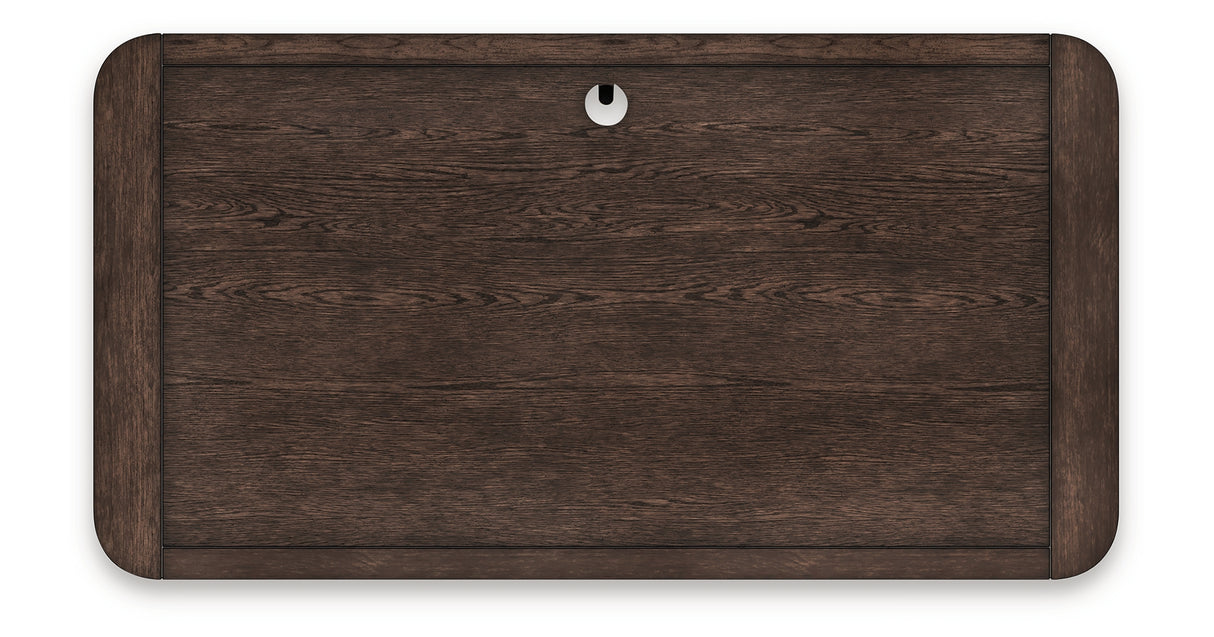 Breckington Dark Brown 56" Home Office Desk from Ashley - Luna Furniture