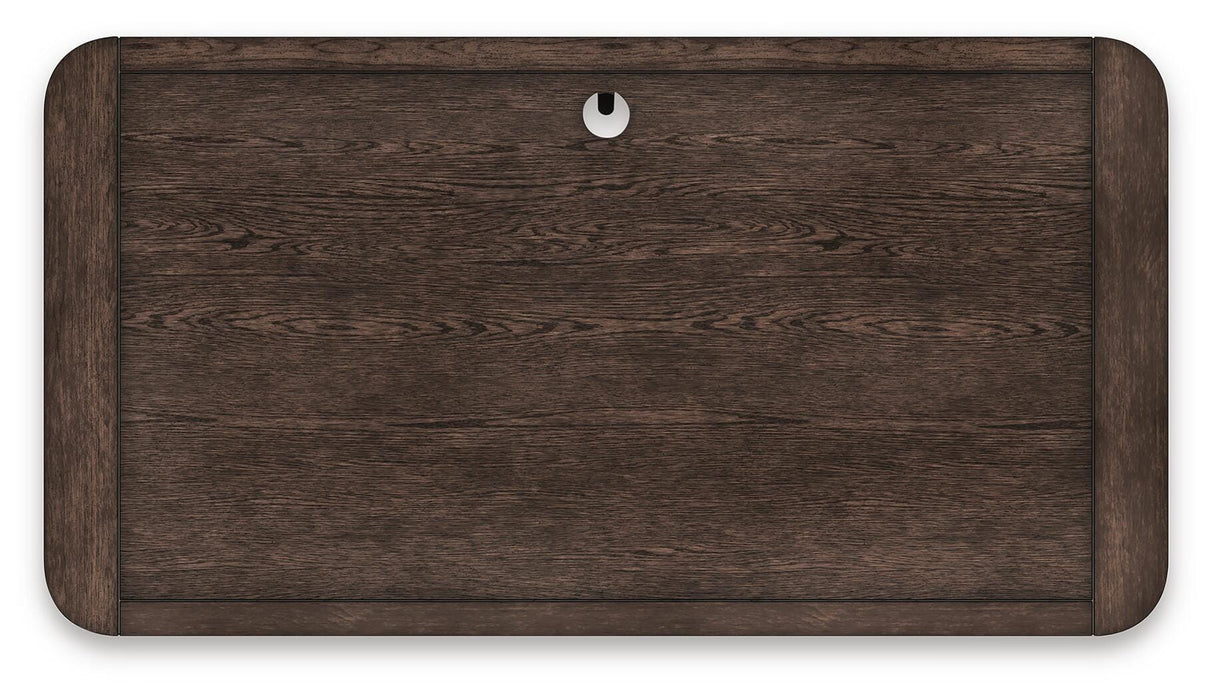 Breckington Dark Brown 56" Home Office Desk from Ashley - Luna Furniture