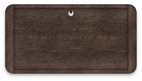 Breckington Dark Brown 56" Home Office Desk from Ashley - Luna Furniture