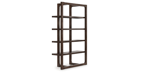 Breckington Dark Brown 76" Bookcase from Ashley - Luna Furniture