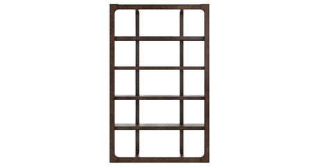 Breckington Dark Brown 76" Bookcase from Ashley - Luna Furniture