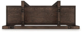 Breckington Dark Brown 76" Bookcase from Ashley - Luna Furniture