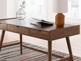Lyncott Brown 60" Home Office Desk from Ashley Furniture - Luna Furniture