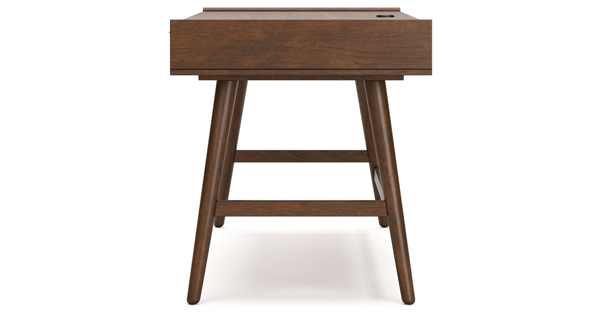 Lyncott Brown 60" Home Office Desk from Ashley Furniture - Luna Furniture