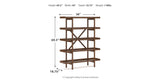 Lyncott Home Office Desk with Chair and Storage in Brown from Ashley - Luna Furniture