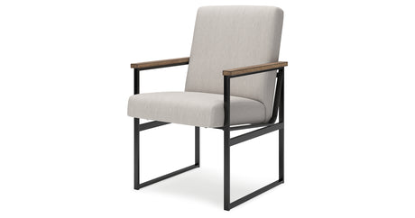 Montia Light Brown Home Office Desk Chair from Ashley Furniture - Luna Furniture