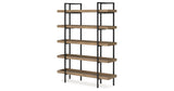Montia Light Brown 76" Bookcase from Ashley Furniture - Luna Furniture