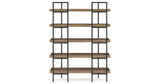 Montia Light Brown 76" Bookcase from Ashley Furniture - Luna Furniture