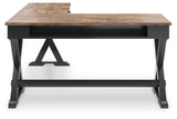 Wildenauer Brown/Black Home Office Desk from Ashley - Luna Furniture