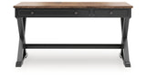 Wildenauer Brown/Black 60" Home Office Desk from Ashley - Luna Furniture
