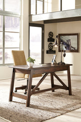 Baldridge Rustic Brown Home Office Desk from Ashley - Luna Furniture