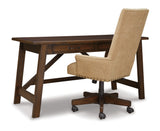 Baldridge Rustic Brown Home Office Desk from Ashley - Luna Furniture
