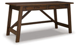 Baldridge Rustic Brown Home Office Desk from Ashley - Luna Furniture
