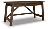 Baldridge Rustic Brown Home Office Desk from Ashley - Luna Furniture