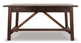 Baldridge Rustic Brown Home Office Desk from Ashley - Luna Furniture