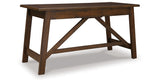 Baldridge Rustic Brown Home Office Desk from Ashley - Luna Furniture