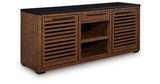 Kallari Warm Brown/Black Credenza from Ashley Furniture - Luna Furniture