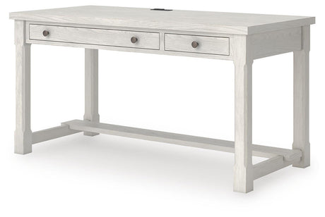 Robbinsdale Antique White Home Office Desk from Ashley - Luna Furniture