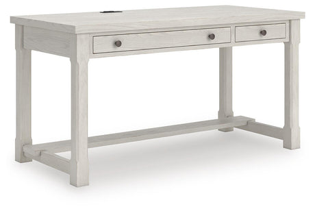 Robbinsdale Antique White Home Office Desk from Ashley - Luna Furniture