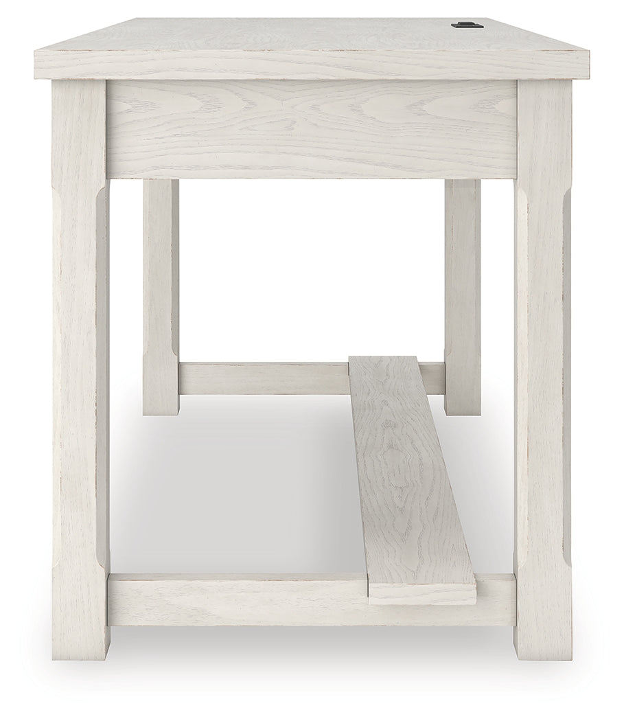 Robbinsdale Antique White Home Office Desk from Ashley - Luna Furniture