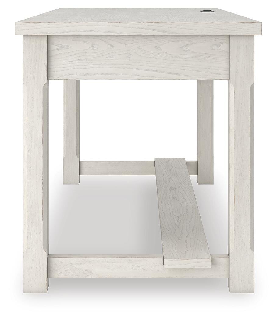 Robbinsdale Antique White Home Office Desk from Ashley - Luna Furniture