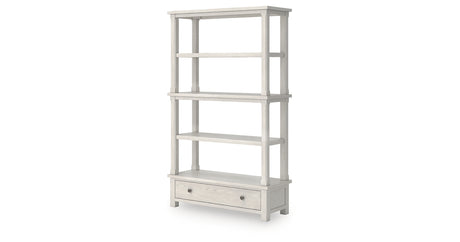 Robbinsdale Antique White 75" Bookcase from Ashley - Luna Furniture