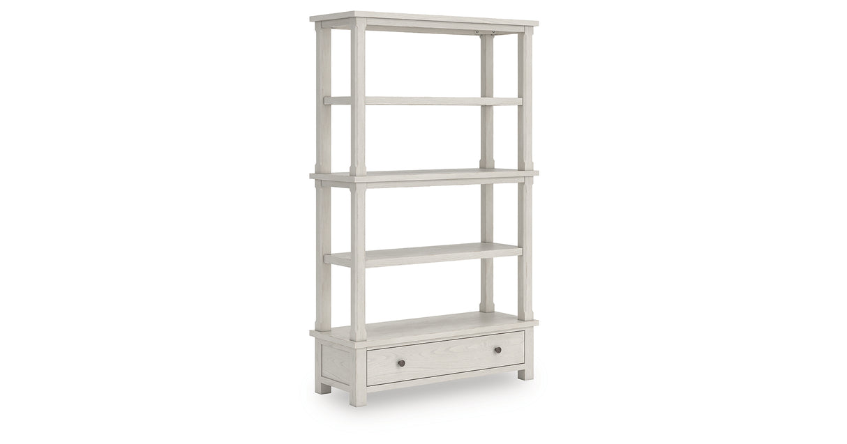 Robbinsdale Antique White 75" Bookcase from Ashley Furniture - Luna Furniture