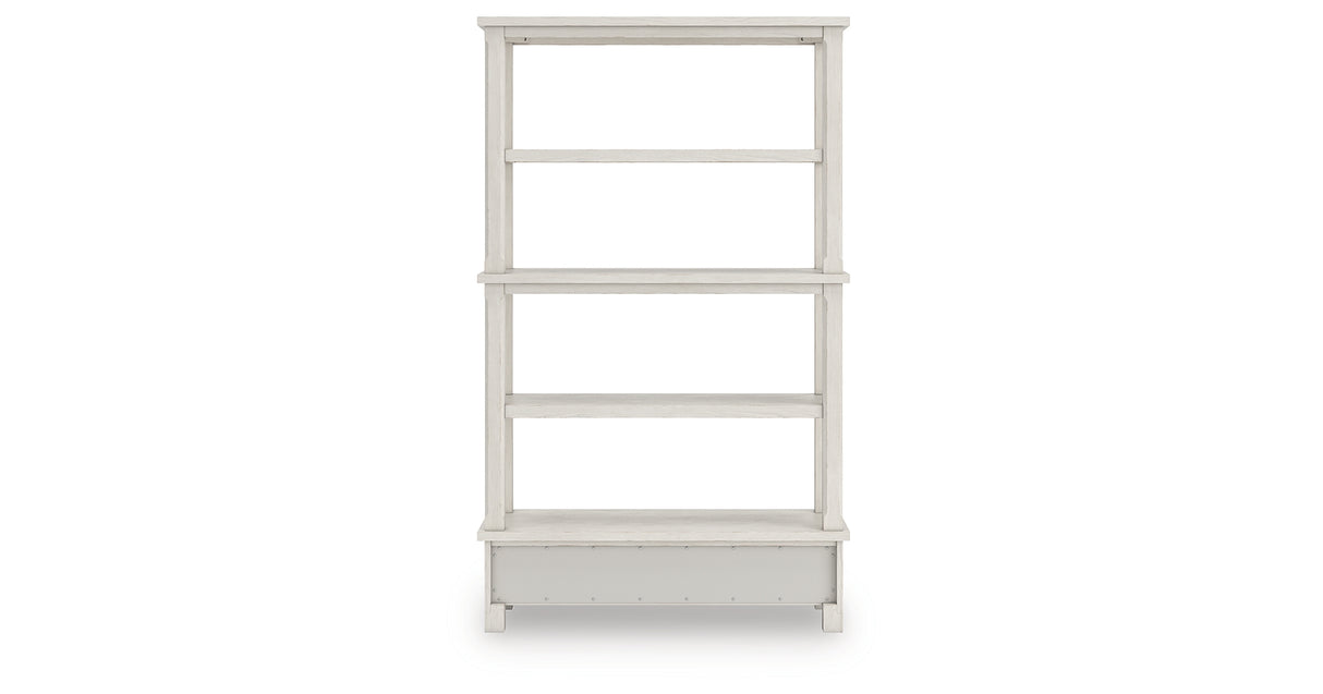 Robbinsdale Antique White 75" Bookcase from Ashley Furniture - Luna Furniture