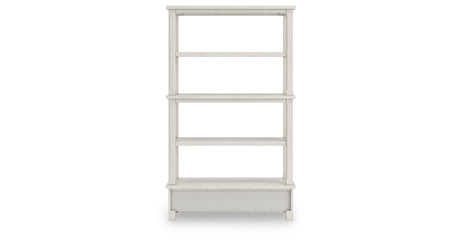Robbinsdale Antique White 75" Bookcase from Ashley - Luna Furniture