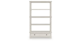 Robbinsdale Antique White 75" Bookcase from Ashley Furniture - Luna Furniture